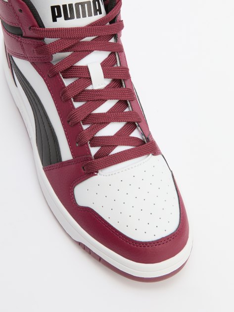 Высокие кеды PUMA Puma Rebound LayUp SL, Артикул 369573, бордовый | 4153194. Ракурс 6