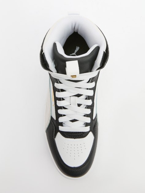 Детские высокие кеды PUMA Karmen Rebelle Mid JR, Артикул 388729, белый | 4158803. Ракурс 5