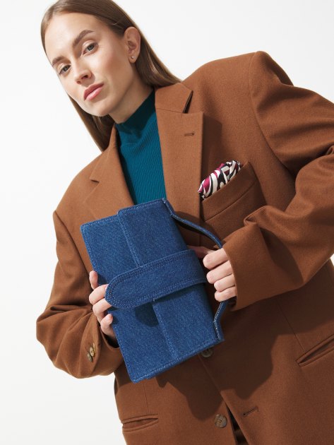 Женская сумка с ручками из денима TENDANCE, Артикул MRH24-003, синий | 4161084. Ракурс 2 Женская сумка с ручками из денима TENDANCE, Артикул MRH24-003, синий | 4161084. Ракурс 2