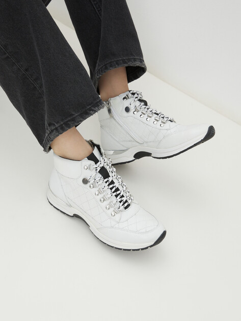 Женские высокие кроссовки CAPRICE LEA, Артикул 9-9-25290-41, белый | 4168871. Ракурс 2