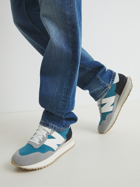 Кроссовки NEW BALANCE 237 MS237 СЕРО-ГОЛУБОЙ - купить в Москве