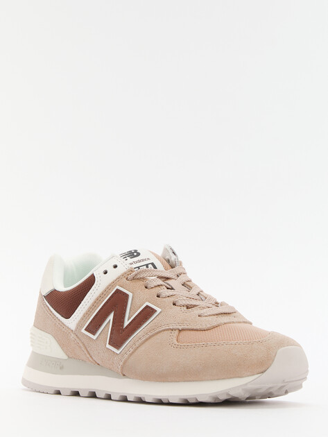 Женские кроссовки NEW BALANCE 574, Артикул WL574, розово-бежевый | 4169562. Ракурс 3