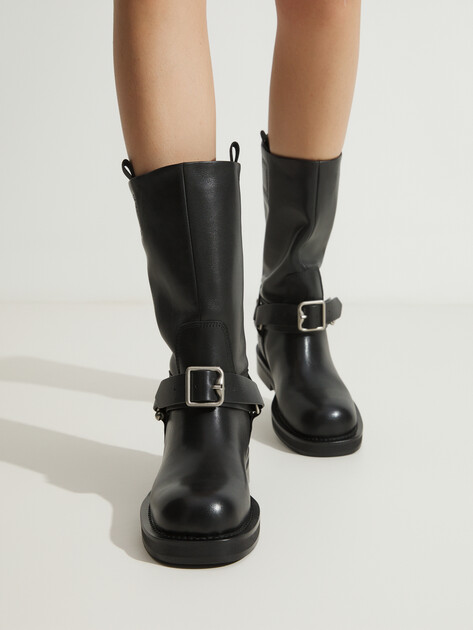 Женские полусапоги TENDANCE, Артикул LTRY682K-91, черный | 4173655. Ракурс 7