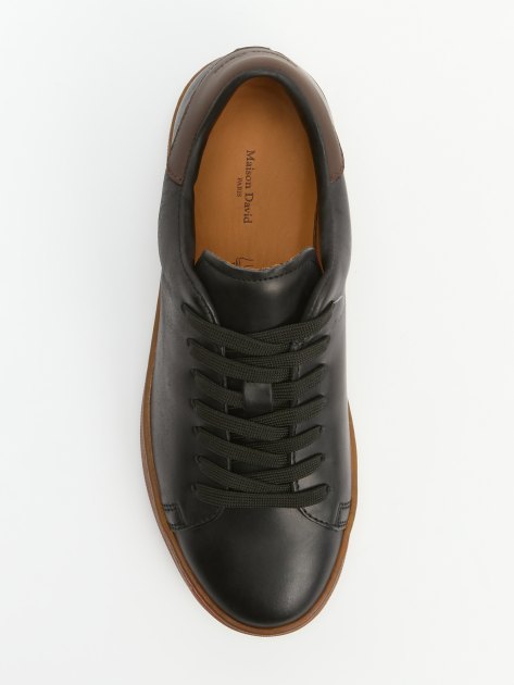 Женские кеды MAISON DAVID, Артикул TM3075F-13, серо-черный | 4174981. Ракурс 5