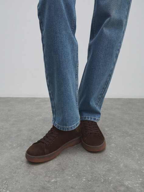 Женские кеды MAISON DAVID, Артикул TM3075F-13, темно-коричневый | 4174993. Ракурс 6