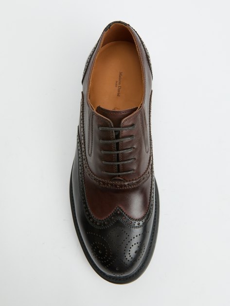 Мужские броги MAISON DAVID, Артикул TM3146D-7, коричневый | 4176263. Ракурс 5