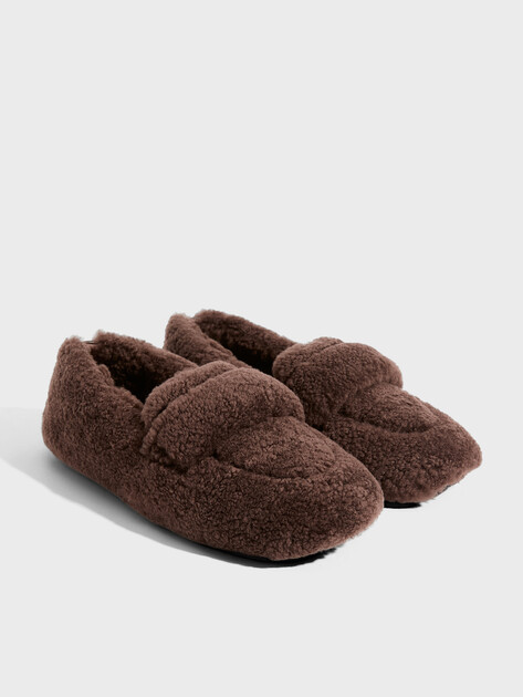 Женские лоферы TENDANCE, Артикул YS-38158A-3, темно-коричневый | 4177603. Ракурс 3