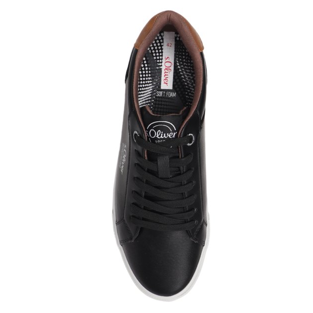 Мужские кеды S.OLIVER SANAKO1, Артикул 5-13677-42 (K), черный | 4182583. Ракурс 2