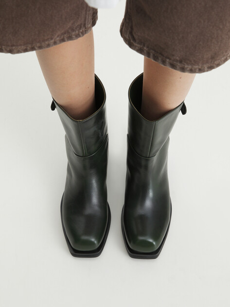 Женские полусапоги TENDANCE, Артикул GLC5951C-01, темно-зеленый | 4182657. Ракурс 7