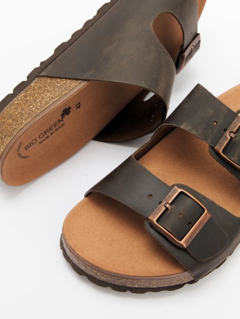 Мужские шлепанцы BIO GREEN, Артикул PT60-1-RDV-G, хаки | 4187350. Ракурс 6