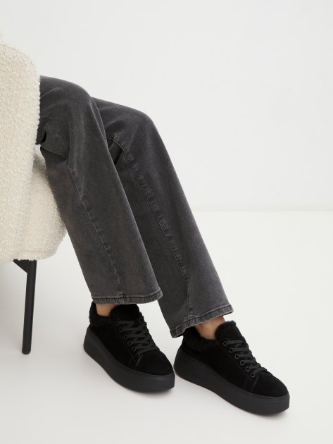 Женские кеды TENDANCE, Артикул HC2212-27, черный | 4188506. Ракурс 2