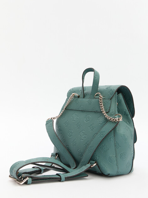 Женский рюкзак GUESS CRESIDIA SMALL FLAP BACKPACK, Артикул HWPG9349310, лазурный | 4190161. Ракурс 4
