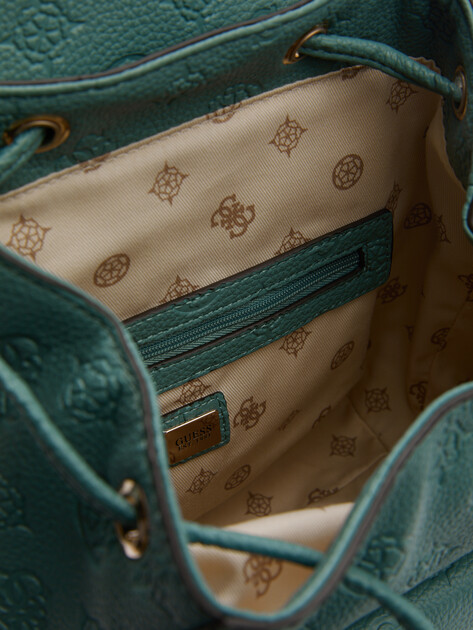Женский рюкзак GUESS CRESIDIA SMALL FLAP BACKPACK, Артикул HWPG9349310, лазурный | 4190161. Ракурс 5