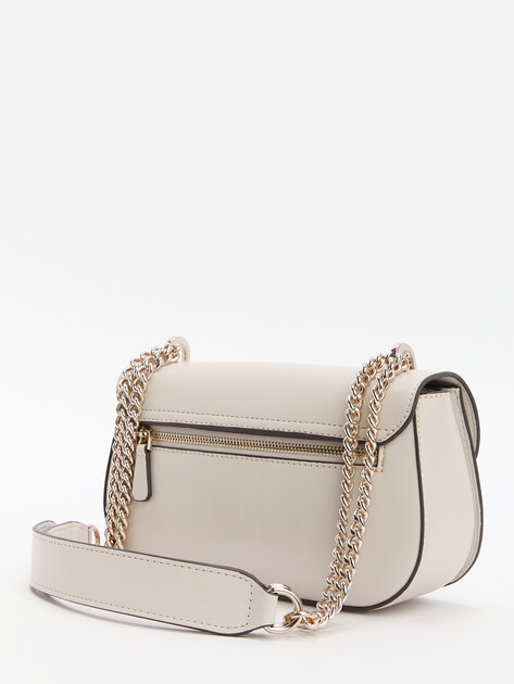 Женский сэдл GUESS DARYNA CONVERTIBLE XBODY FLAP, Артикул HWVG9493210, молочно-бежевый | 4190180. Ракурс 4