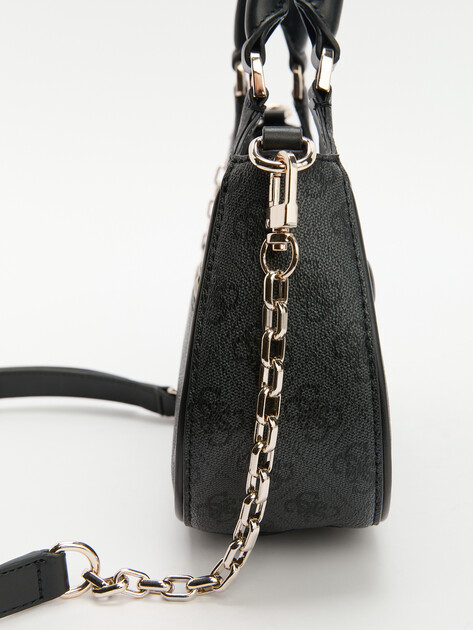 Женская сумка  GUESS NOLANA SML GIRLFRIEND SATCHEL, Артикул HWSG9500050, темно-серый | 4190343. Ракурс 3