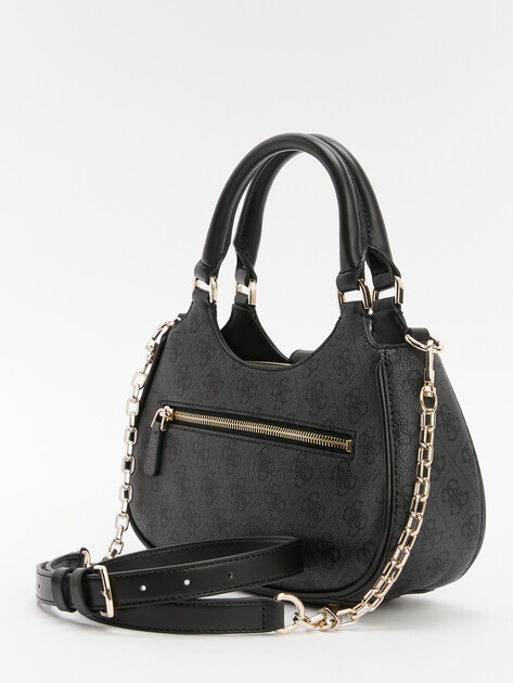 Женская сумка  GUESS NOLANA SML GIRLFRIEND SATCHEL, Артикул HWSG9500050, темно-серый | 4190343. Ракурс 4