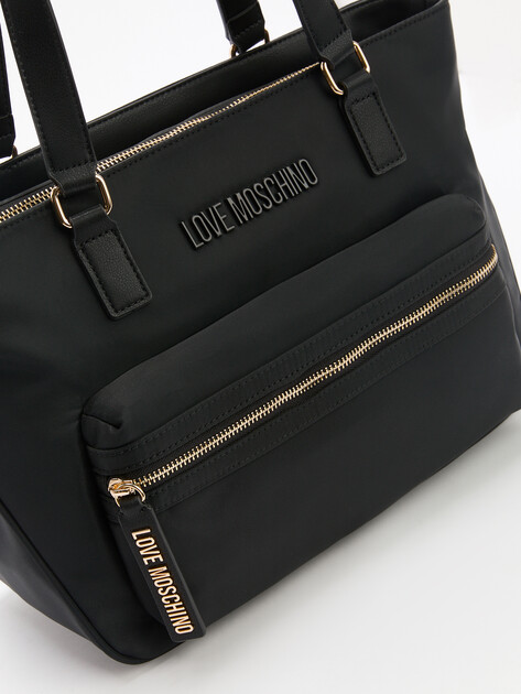 Женский тоут LOVE MOSCHINO EASY GO, Артикул JC4378PP, черный | 4192193. Ракурс 3 Женский тоут LOVE MOSCHINO EASY GO, Артикул JC4378PP, черный | 4192193. Ракурс 3