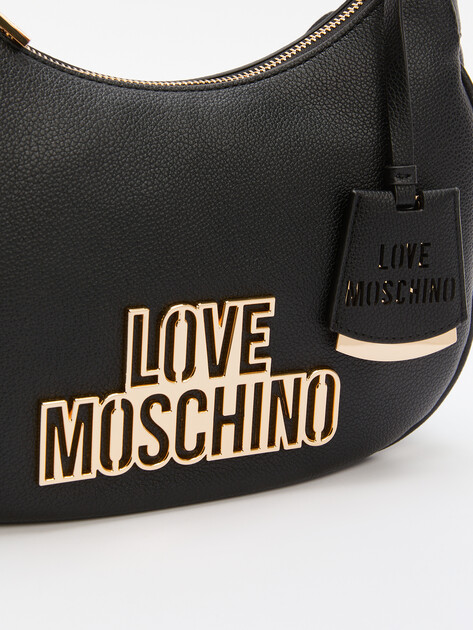 Женская сумка  LOVE MOSCHINO CUT OUT LOGO, Артикул JC4335PP FW24, черный | 4192201. Ракурс 3