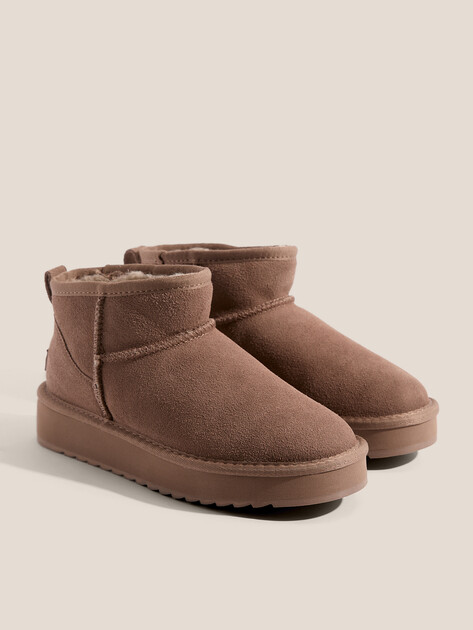 Женские угги TENDANCE, Артикул WD500-2-SB/RV, серо-коричневый | 4196911. Ракурс 2