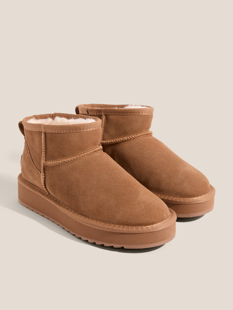 Женские угги TENDANCE, Артикул WD500-2-SB/RV, светло-коричневый | 4196912. Ракурс 2