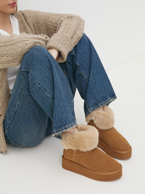 Женские угги TENDANCE, Артикул WD500-50-SA, светло-коричневый | 4196943. Ракурс 2