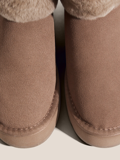 Женские угги TENDANCE, Артикул WD500-50-SA, серо-коричневый | 4196944. Ракурс 4