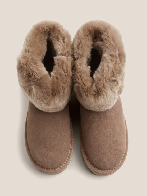 Женские Угги Tendance WD500-50-SB серо-коричневый