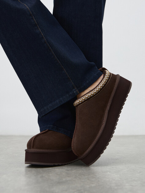 Женские угги TENDANCE, Артикул WD1000-1-SA/RV, темно-коричневый | 4196975. Ракурс 6