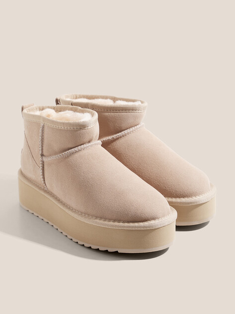 Женские угги TENDANCE, Артикул WD500-2-SA/RV, песочно-бежевый | 4197002. Ракурс 2