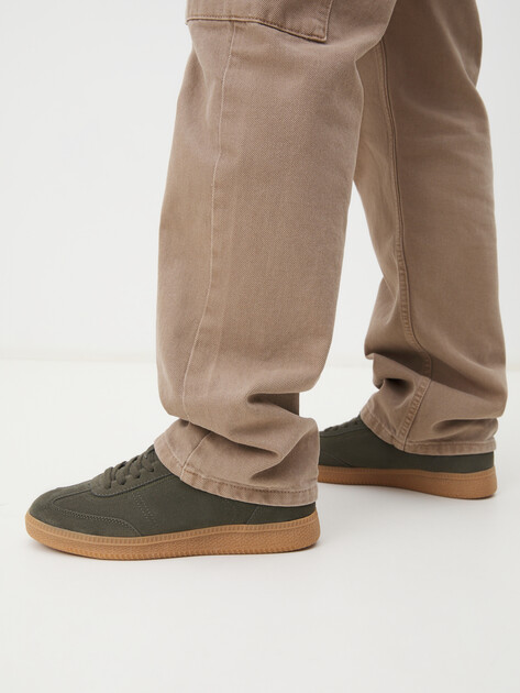 Мужские кеды TENDANCE, Артикул RS-LCM4713-A, темно-зеленый | 4198456. Ракурс 2