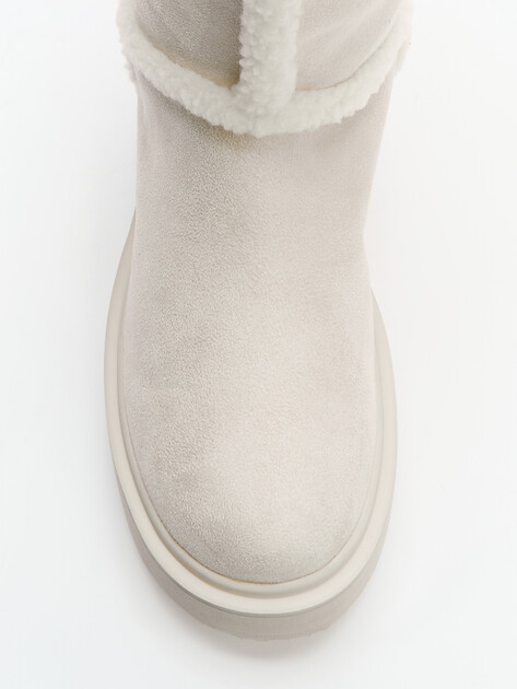 Женские угги VALENTINO KIRA, Артикул 91K1302SYN, молочно-бежевый | 4202705. Ракурс 4 Женские угги VALENTINO KIRA, Артикул 91K1302SYN, молочно-бежевый | 4202705. Ракурс 4