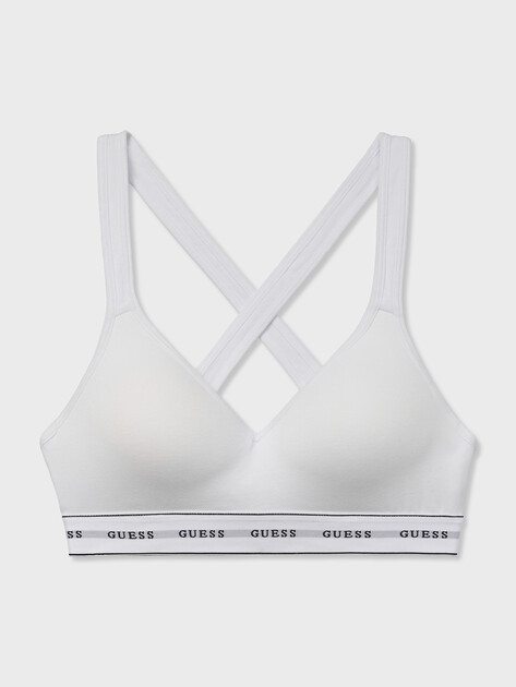 Женский бюстгальтер GUESS CARRIE PADDED TRIANGLE, Артикул O1GC15KBBU1, белый | 4203620. Ракурс 3 Женский бюстгальтер GUESS CARRIE PADDED TRIANGLE, Артикул O1GC15KBBU1, белый | 4203620. Ракурс 3