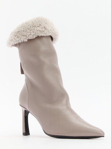 Ботильоны HALMANERA VITA, Артикул VITA27F, серо-бежевый | 4204023. Ракурс 3 Ботильоны HALMANERA VITA, Артикул VITA27F, серо-бежевый | 4204023. Ракурс 3