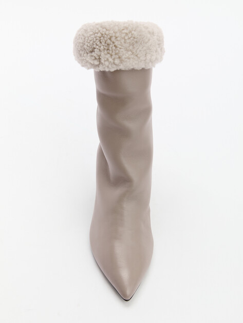 Ботильоны HALMANERA VITA, Артикул VITA27F, серо-бежевый | 4204023. Ракурс 5 Ботильоны HALMANERA VITA, Артикул VITA27F, серо-бежевый | 4204023. Ракурс 5