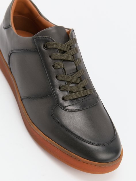 Мужские кеды MAISON DAVID, Артикул TM3070F-13, серо-зеленый | 4206623. Ракурс 5