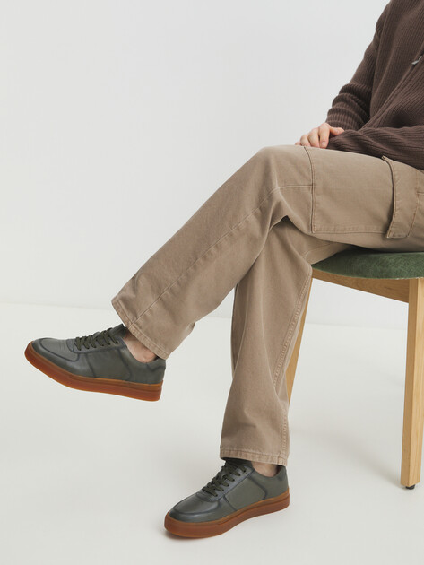 Мужские кеды MAISON DAVID, Артикул TM22820F-10, серовато-зеленый | 4206635. Ракурс 2 Мужские кеды MAISON DAVID, Артикул TM22820F-10, серовато-зеленый | 4206635. Ракурс 2