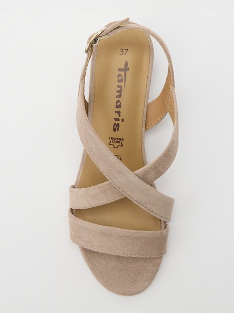 Босоножки TAMARIS NOVALEE, Артикул 1-28115-42 (K), серо-бежевый | 4210958. Ракурс 2 Босоножки TAMARIS NOVALEE, Артикул 1-28115-42 (K), серо-бежевый | 4210958. Ракурс 2