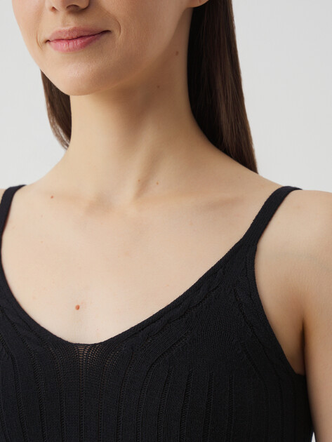Женский топ MAISON DAVID, Артикул 2023-139, черный | 4213012. Ракурс 3