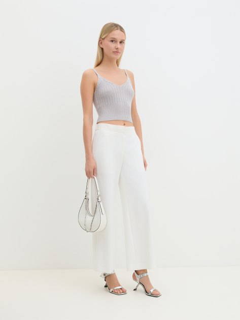 Женский топ MAISON DAVID, Артикул 2023-139, светло-серый | 4213015. Ракурс 2