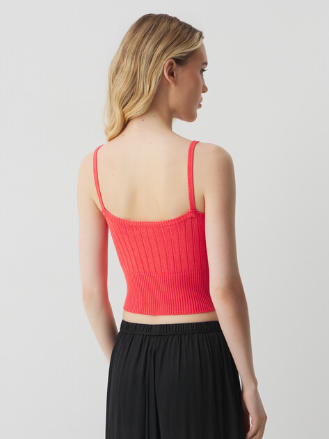 Женский топ MAISON DAVID, Артикул 2023-139, коралловый | 4213020. Ракурс 4 Женский топ MAISON DAVID, Артикул 2023-139, коралловый | 4213020. Ракурс 4
