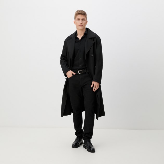 Мужские джинсы CALVIN KLEIN JEANS SLIM TAPER, Артикул J30J323688, черный | 4213600. Ракурс 2 Мужские джинсы CALVIN KLEIN JEANS SLIM TAPER, Артикул J30J323688, черный | 4213600. Ракурс 2