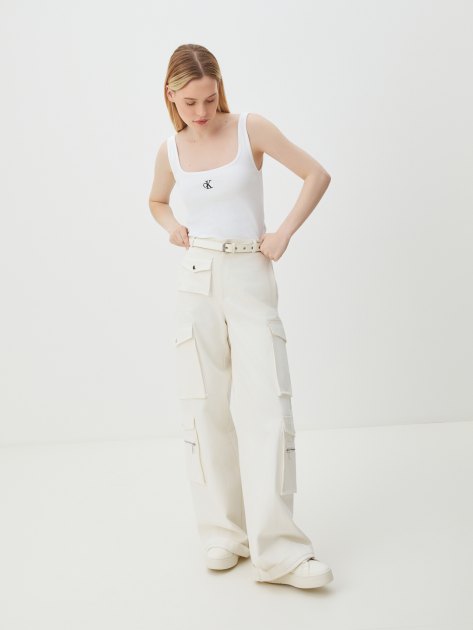 White calvin klein jeans on sale