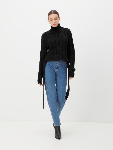 Женские джинсы мом CALVIN KLEIN JEANS MOM JEAN, Артикул J20J221588, светло-синий | 4213623. Ракурс 5