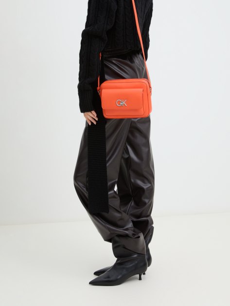 Calvin klein lock crossbody hotsell