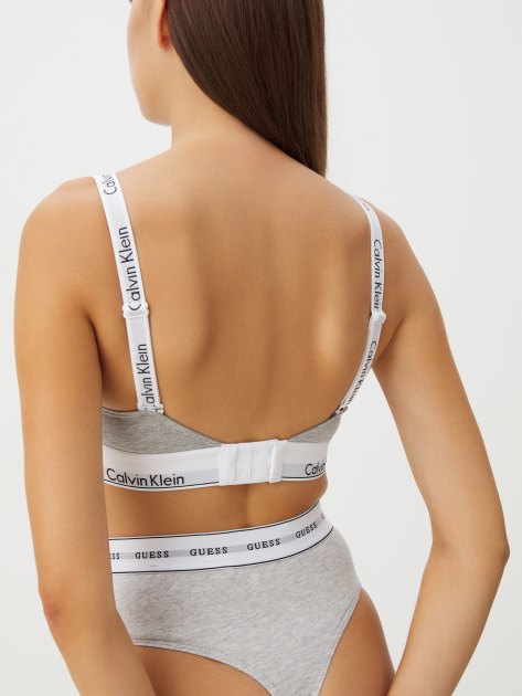 Calvin klein modern cotton logo bralette sale