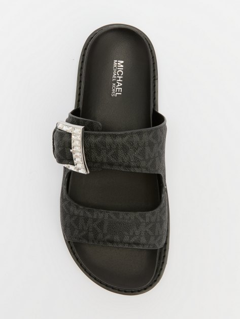 Женские шлепанцы MICHAEL KORS, Артикул 40R2GSFA1B, черный | 4215118. Ракурс 5