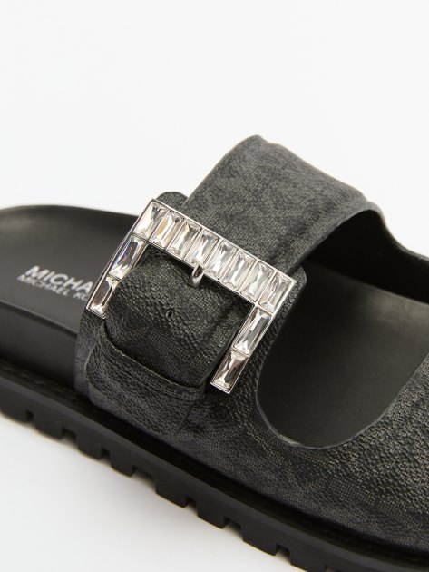 Женские шлепанцы MICHAEL KORS, Артикул 40R2GSFA1B, черный | 4215118. Ракурс 6