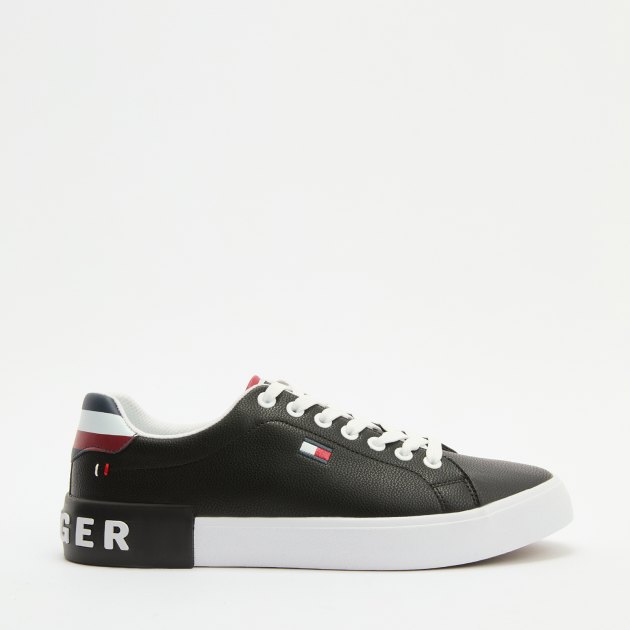 Мужские кеды TOMMY HILFIGER REZZ, Артикул REZZ, черный | 4216407. Ракурс 3 Мужские кеды TOMMY HILFIGER REZZ, Артикул REZZ, черный | 4216407. Ракурс 3