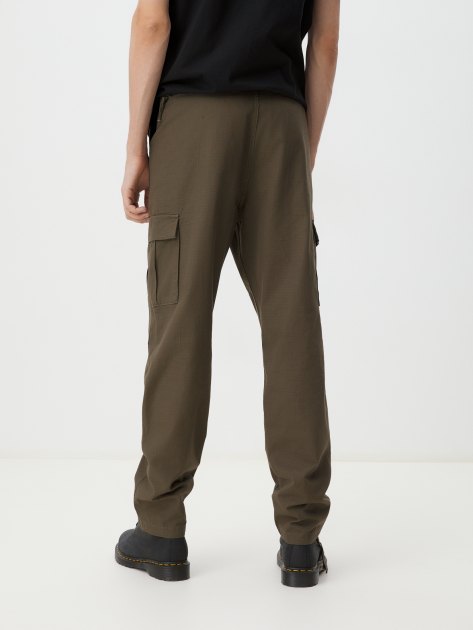 Мужские брюки карго MAISON DAVID, Артикул QL-23-05, темно-зеленый | 4219077. Ракурс 4