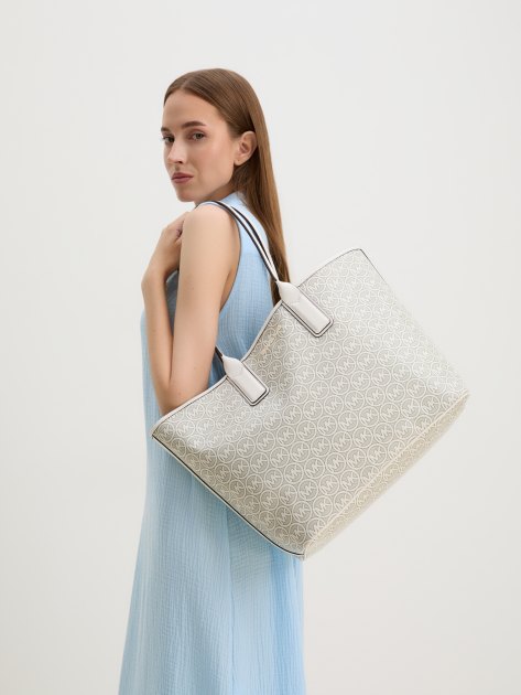 Женский шоппер MICHAEL KORS LG TOTE, Артикул 35H1T2JT3C, молочно-белый | 4223122. Ракурс 2 Женский шоппер MICHAEL KORS LG TOTE, Артикул 35H1T2JT3C, молочно-белый | 4223122. Ракурс 2